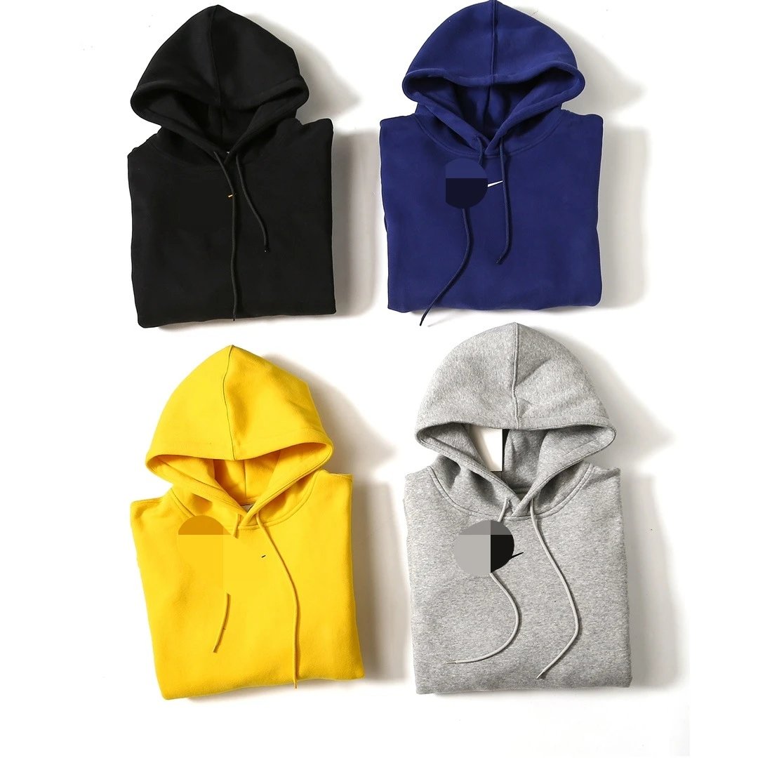 Co branded Noc men's hooded sweatshirt with hook print and casual fleece hoodie