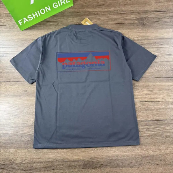 Patagonia P-6 Logo Responsibili-Tee Gray T-Shirt - 1