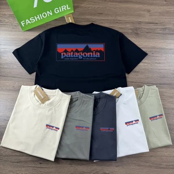 Patagonia P-6 Logo Responsibili-Tee Sage Green T-Shirt - 6