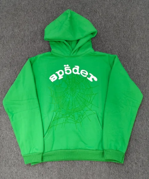 Spöder Spider Web Hoodie Neon Green - 1