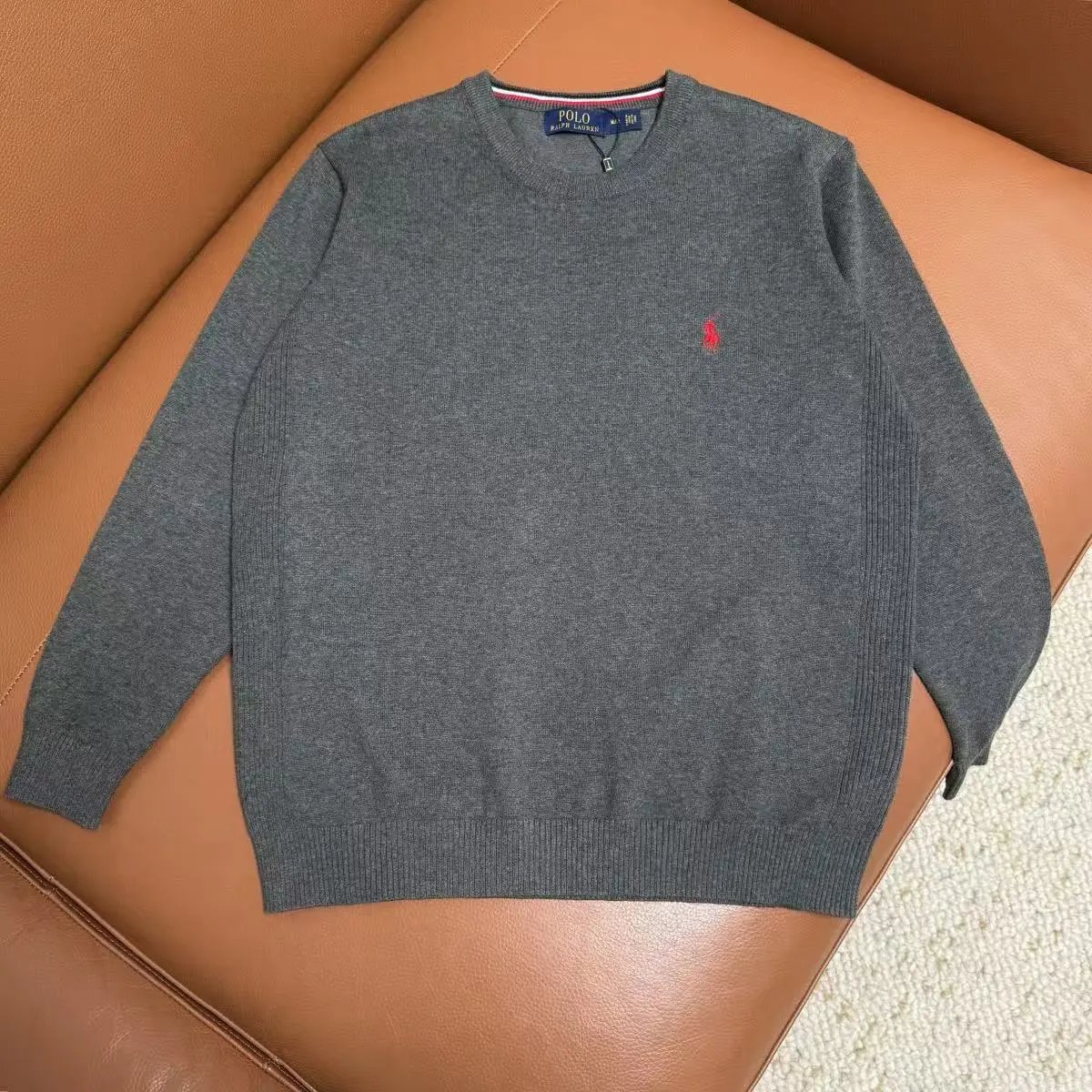 Embroidered Half-Zip Knit Sweater photo 6