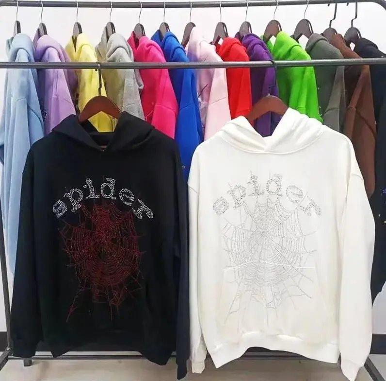 Spider! Spider Web Graphic Hoodie Black - 7