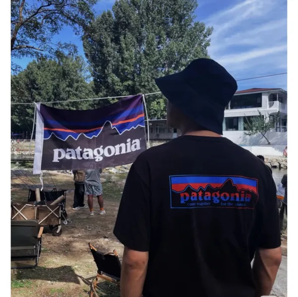 Patagonia P-6 Logo Responsibili-Tee Sage Green T-Shirt - 4
