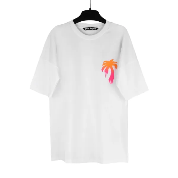 Palm Angels Palm Tree Skull Print Black T-Shirt - 95