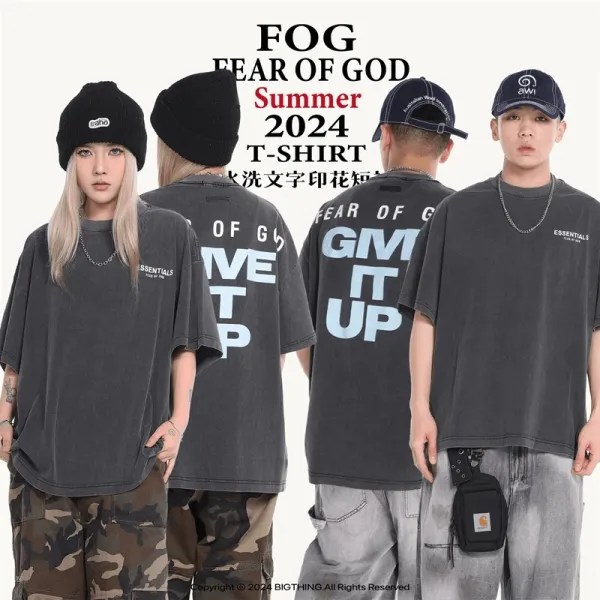 Design Angel Statues Print Oversized T-Shirt Black - 6