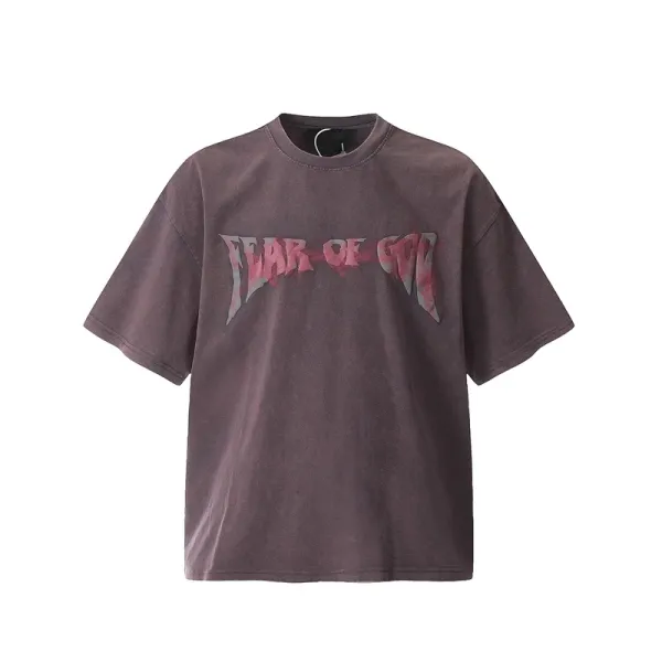 Design Angel Statues Print Oversized T-Shirt Black - 11
