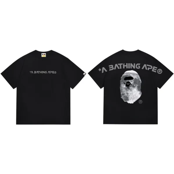 A Bathing Ape Moon Black T-Shirt - 1