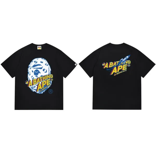 A Bathing Ape Moon Graphic T-Shirt Black - 1