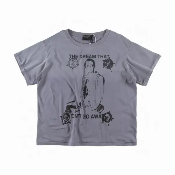 Comme des Garçons Play x Kenzo T-Shirt Gray Multicolor Long-Sleeve Graphic Tee - 7
