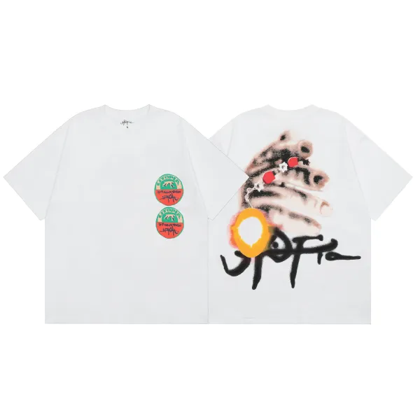 Hellstar Studios Graphic Print Oversized T-Shirt White - 8