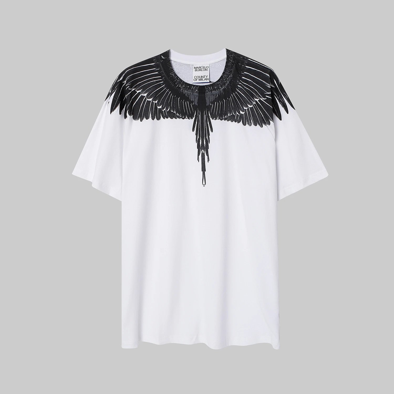 Marcelo Burlon County Of Milan Wings Print Black T-Shirt - 51