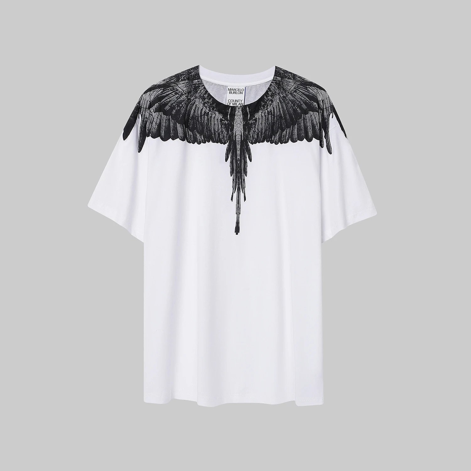 Marcelo Burlon County Of Milan Wings Print Black T-Shirt - 59