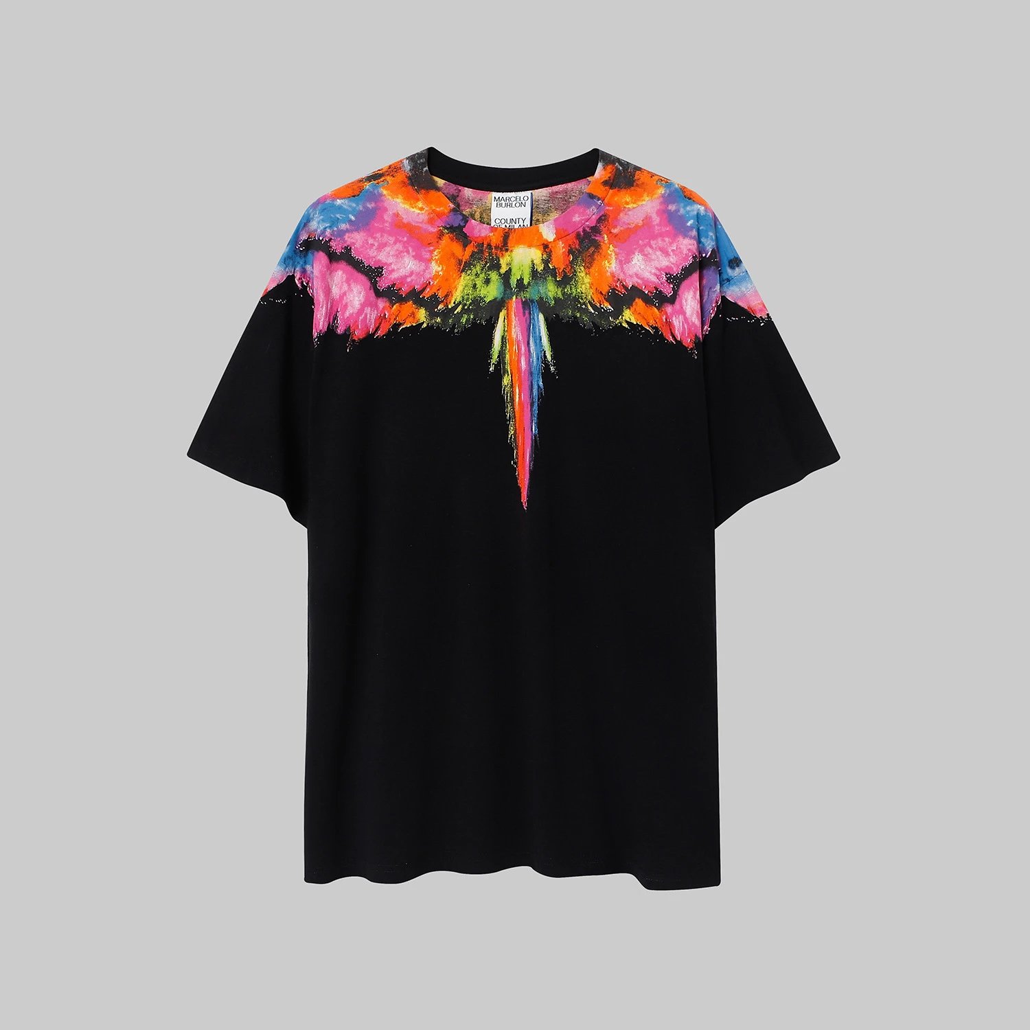 Marcelo Burlon County Of Milan Wings Print Black T-Shirt - 61