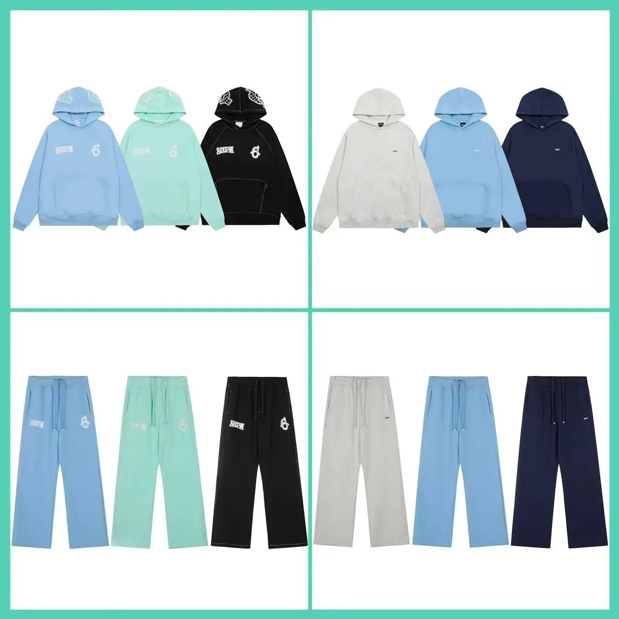 SIXPM Hoodie & Sweatpants Set [13 styles]