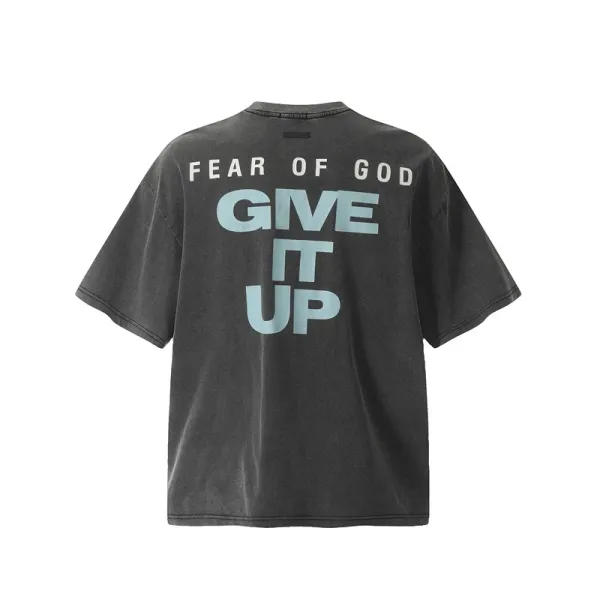 Design Angel Statues Print Oversized T-Shirt Black - 34
