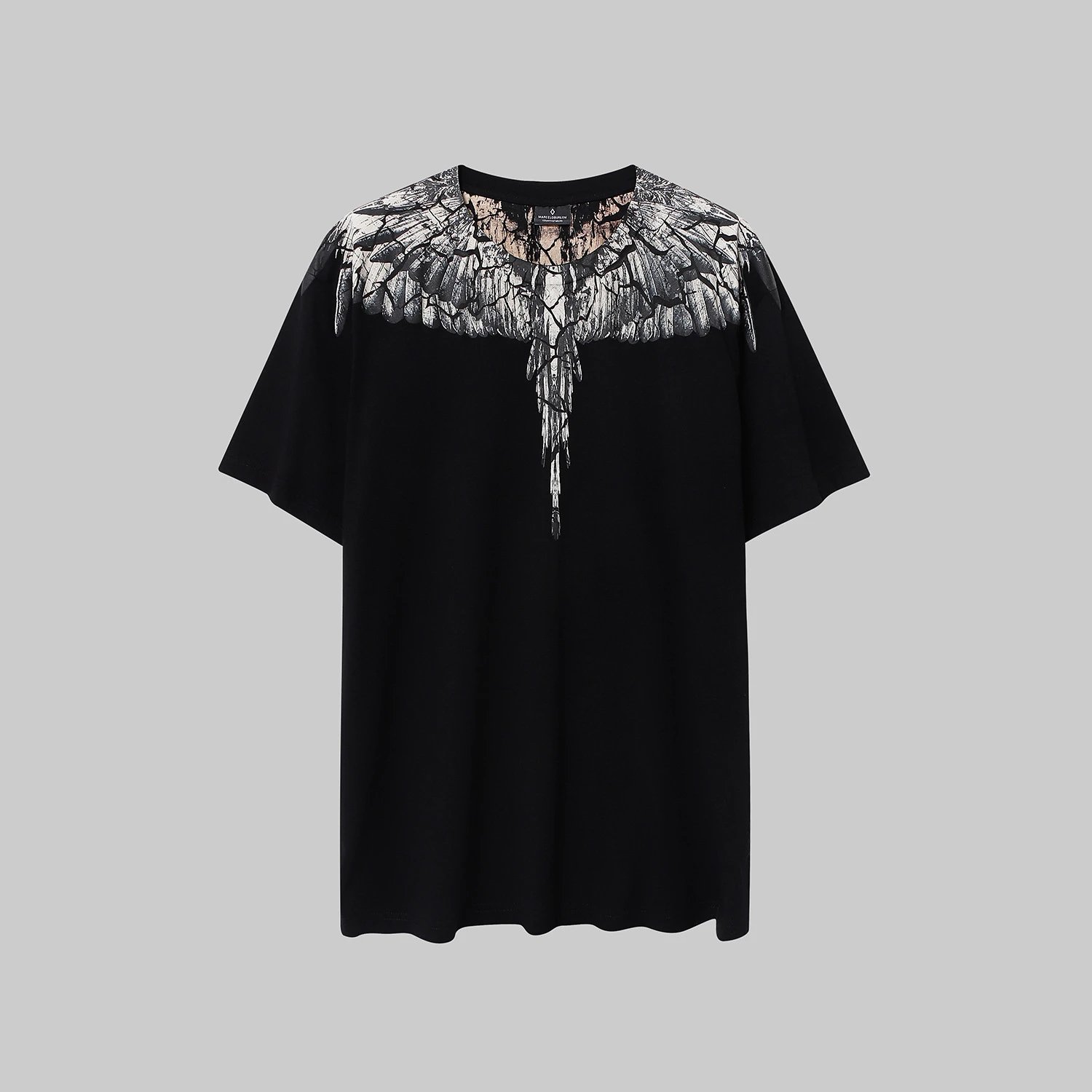 Marcelo Burlon County Of Milan Wings Print Black T-Shirt - 65
