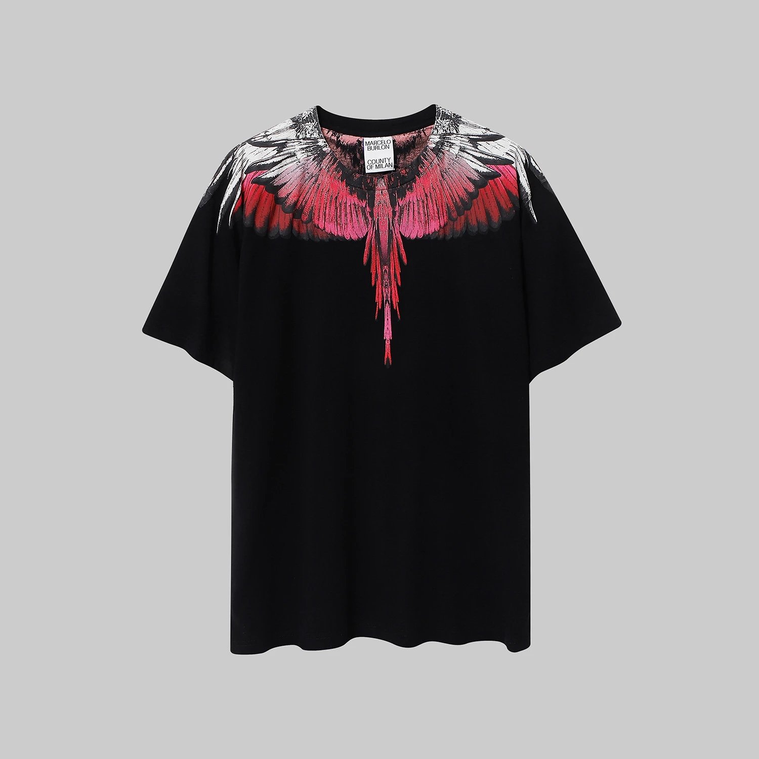 Marcelo Burlon County Of Milan Wings Print Black T-Shirt - 73