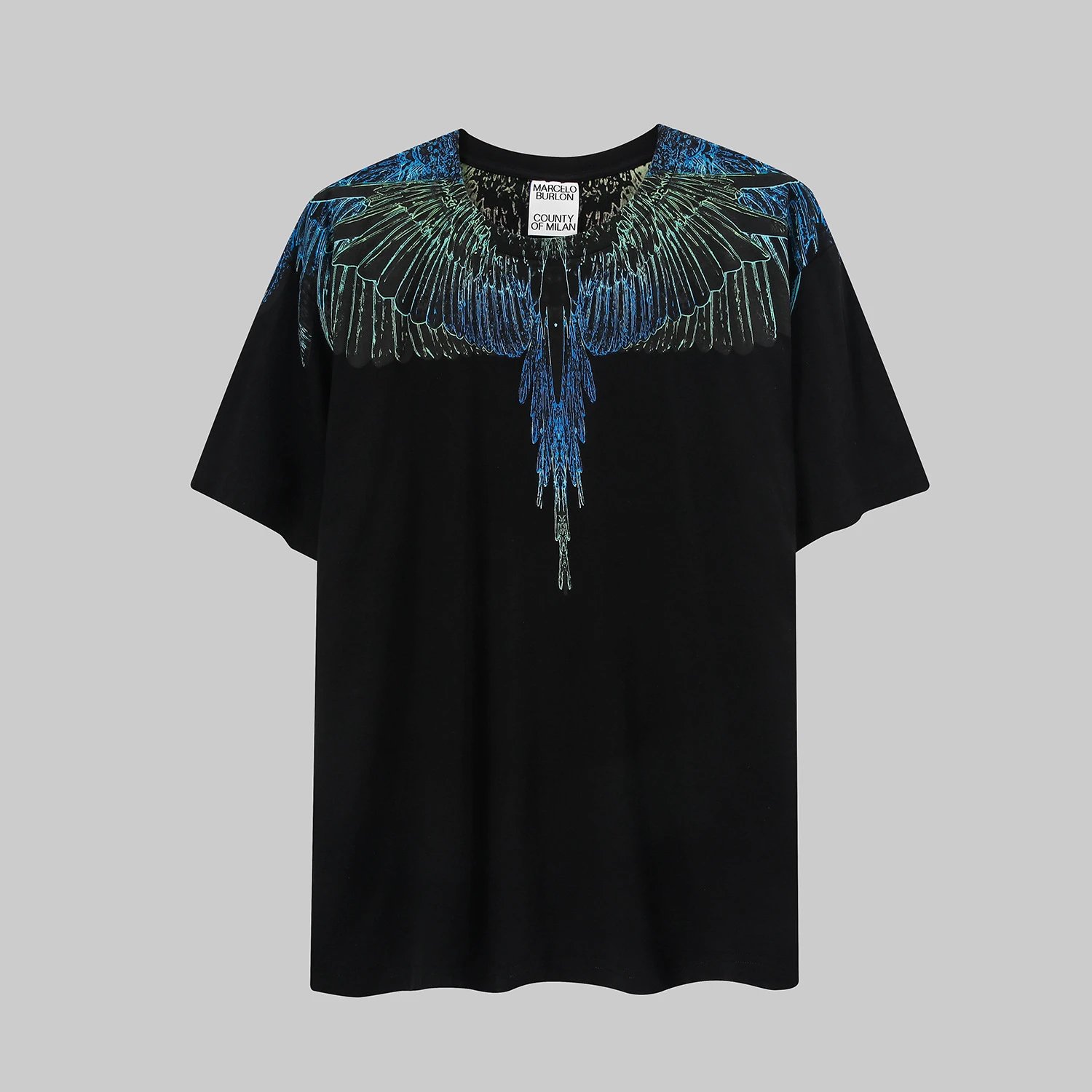 Marcelo Burlon County Of Milan Wings Print Black T-Shirt - 77