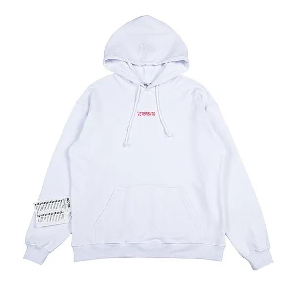 Vetements Haute Couture White Hoodie - 73