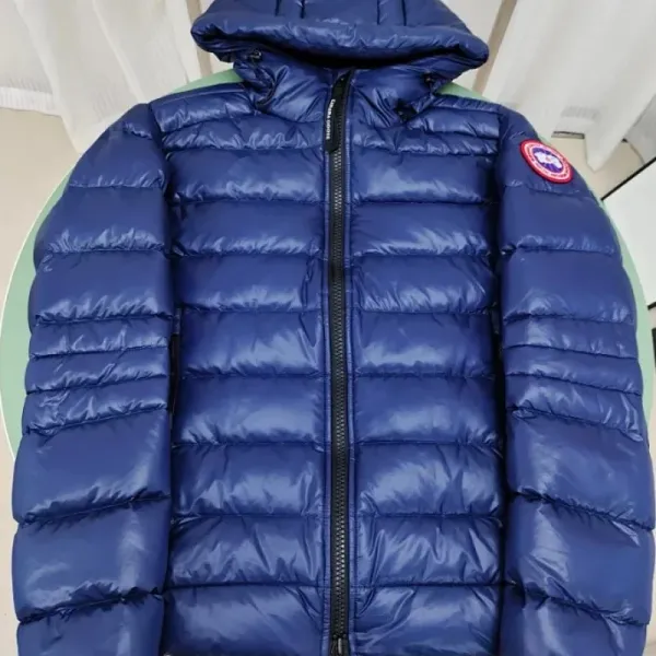 Canada Goose Lodge Down Jacket Navy Blue - 1