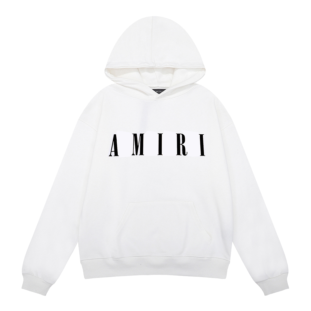 Amiri Logo Hoodie White - 6