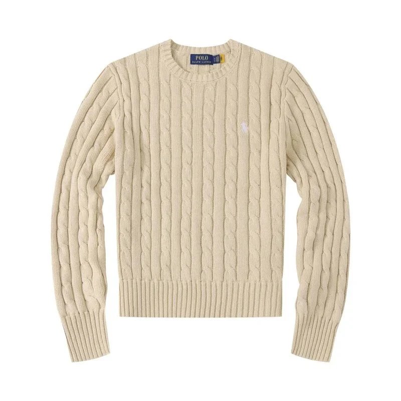 Women's Crew Neck 6007 Khaki