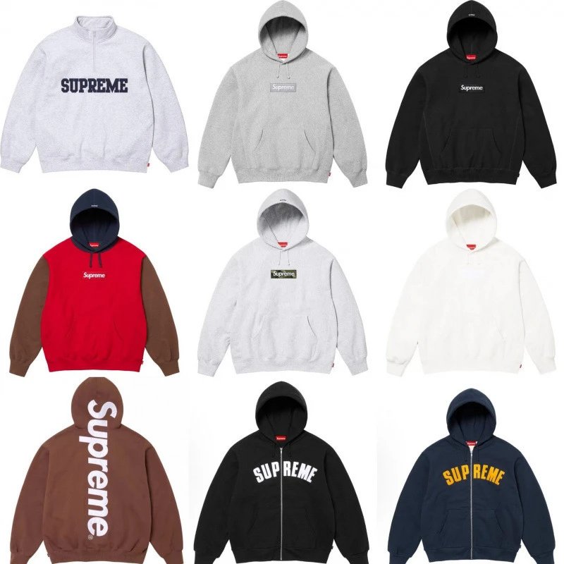 High version trendy brand fleece hoodie sweatshirt