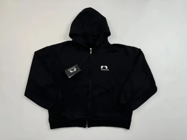Balenciaga Logo-Embroidered Black Sweatpants - 6