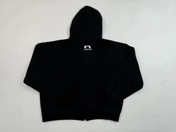 Balenciaga Logo-Embroidered Black Sweatpants - 7