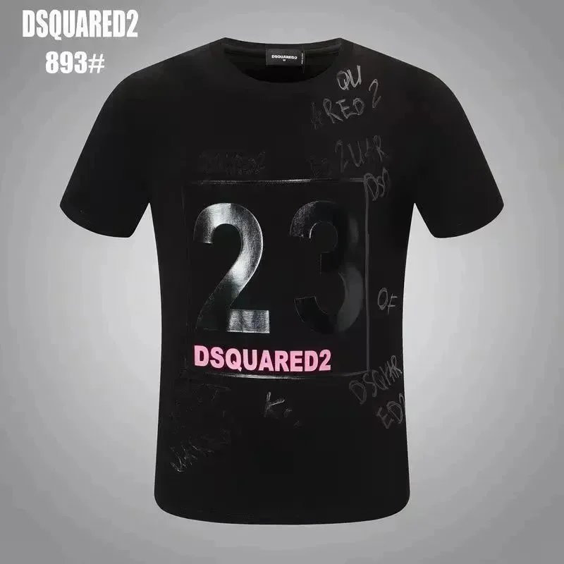 Dsquared2 T-Shirts Graphic Logo Short-Sleeve T-Shirt — 33*High version