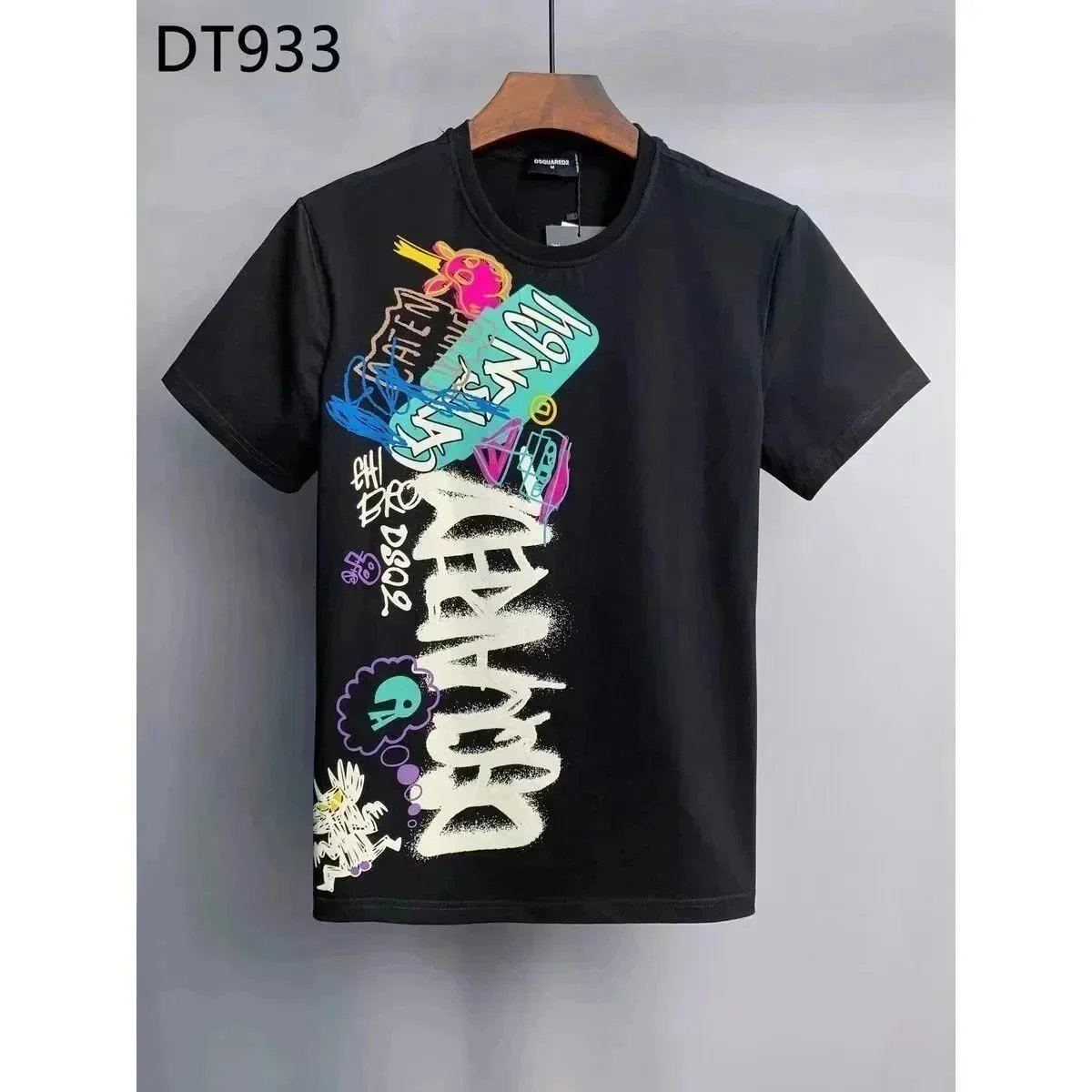 Dsquared2 T-Shirts Graphic Logo Short-Sleeve T-Shirt — 20*High version