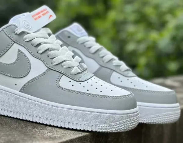 Nike Air Force 1 Low Wolf Gray Sneakers - 1