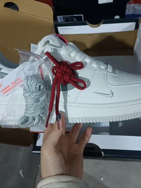 Nike Air Force 1 Low Denim Blue Sneakers - 12