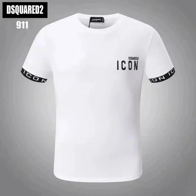 Dsquared2 T-Shirts Graphic Logo Short-Sleeve T-Shirt — 27*High version