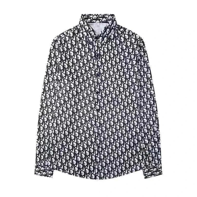 Dior Short-sleeve polo shirt with all-over Oblique motif — 2