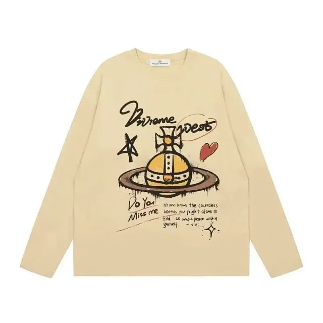Vivienne Westwood T-Shirts Long-Sleeve Graphic Raglan T-Shirt product detail image 3