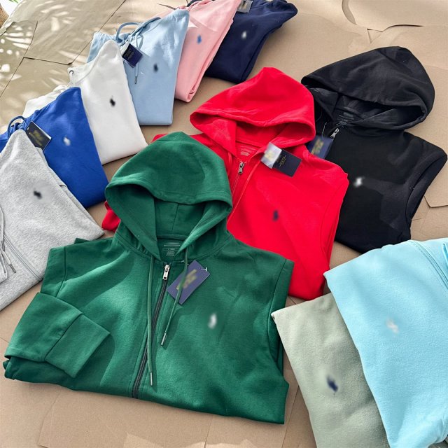 Ralph Lauren Ralph Lauren Green Full Zip Fleece Hoodie Jacket - Buy on Kakobuysheetfind