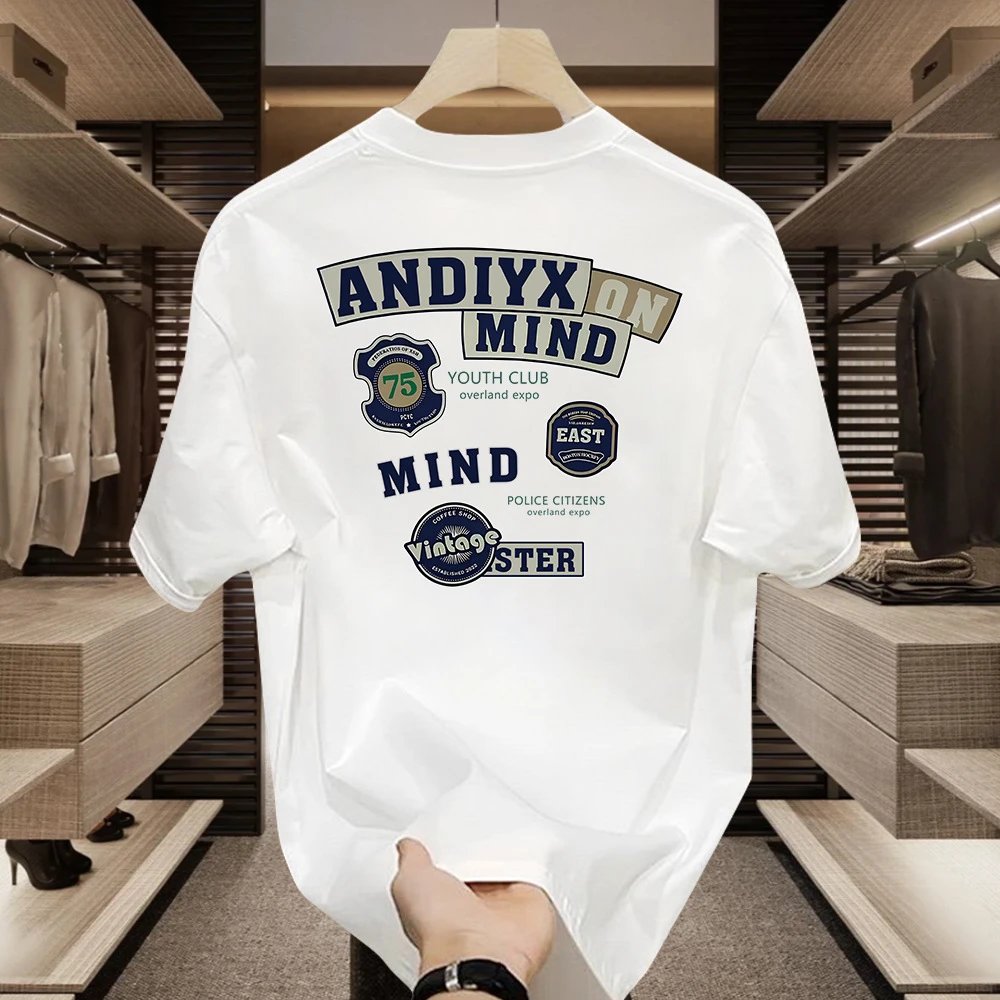 Other ANDIYX Vintage College Graphic White Cotton T-Shirt - Buy on Kakobuysheetfind