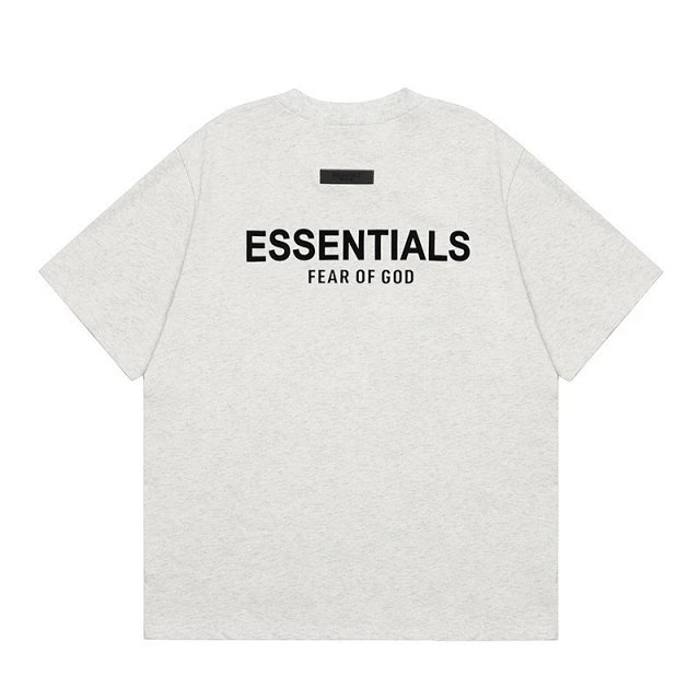 Essentials Essentials Fear of God Gray Cotton Oversized Logo T-Shirt - Buy on Kakobuysheetfind