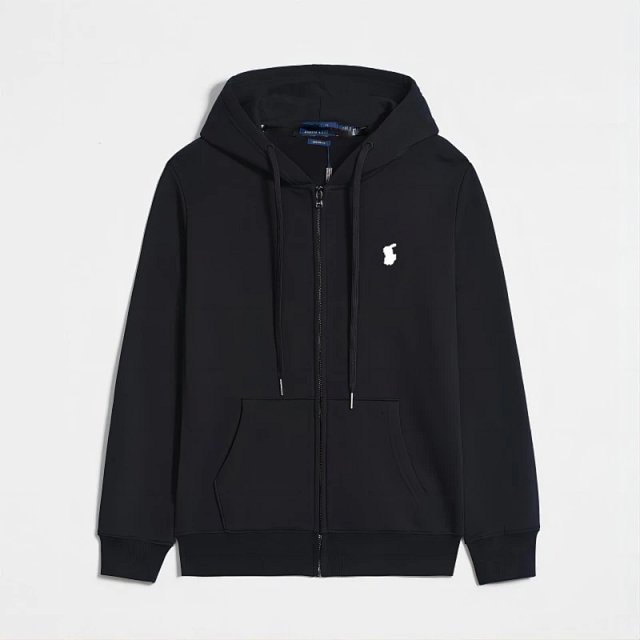 Ralph Lauren Ralph Lauren Black Zip Hoodie White Pony Sweatshirt - Buy on Kakobuysheetfind