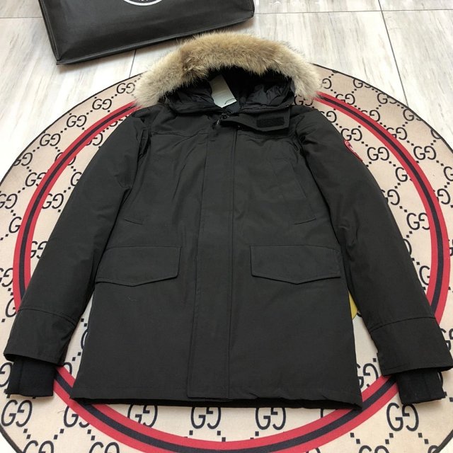 Canada Goose  Canada Goose Black Down Parka Waterproof Fur Hood Jacket - Buy on Kakobuysheetfind