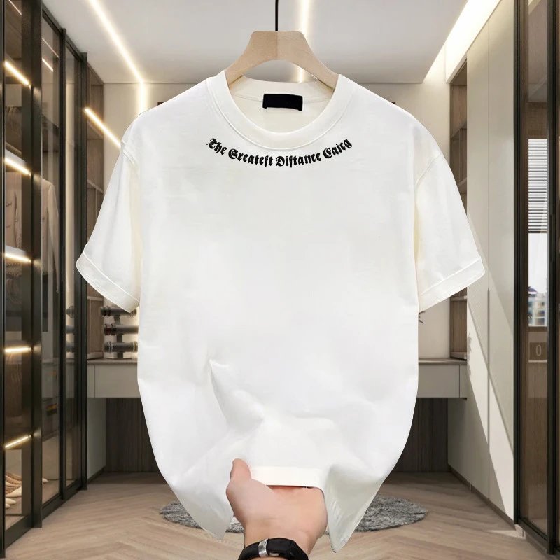 Other Minimalist Off-White Gothic Print Cotton T-Shirt - Buy on Kakobuysheetfind