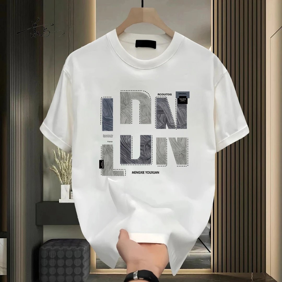 Other MENGXIE YOUXUAN White Cotton Street Fashion T-Shirt - Buy on Kakobuysheetfind