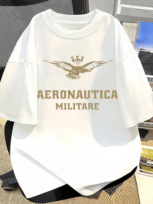 Aeronautica Militare Aeronautica Militare White Gold Eagle T-Shirt - Buy on Kakobuysheetfind