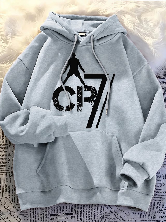 Other CR7 Grey Sports Hoodie Unisex Casual Sweatshirt - Buy on Kakobuysheetfind