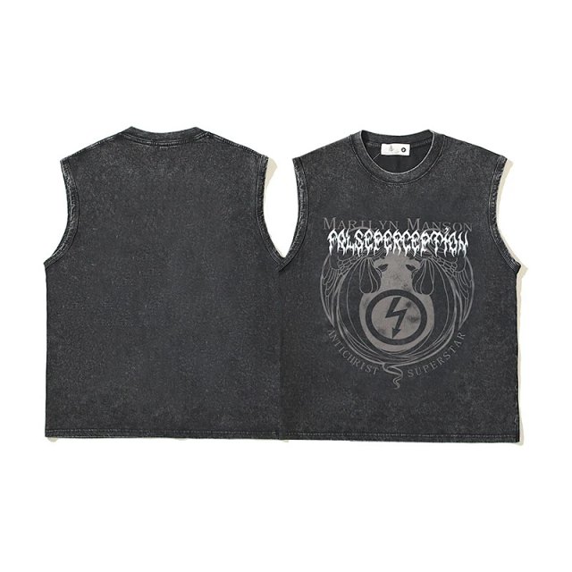 Other Marilyn Manson Vintage Sleeveless Gothic Rock T-Shirt - Buy on Kakobuysheetfind