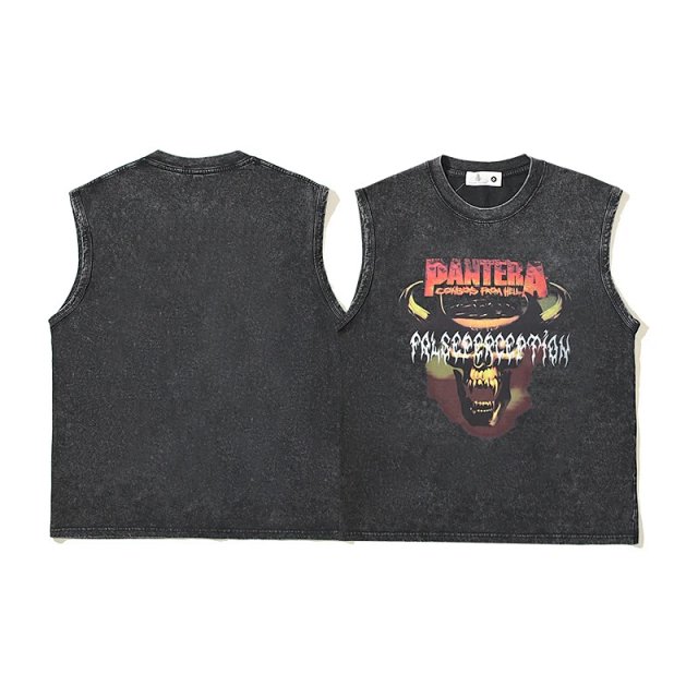 Other RetroRock Metal Demon Graphic Sleeveless Black T-Shirt - Buy on Kakobuysheetfind