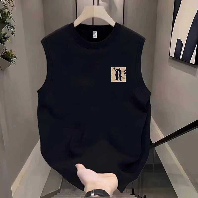 Other Brand R Black Camo Logo Sleeveless Cotton T-Shirt - Buy on Kakobuysheetfind