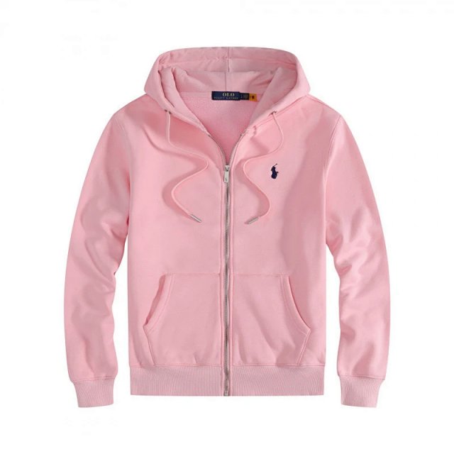 Ralph Lauren Ralph Lauren Pink Zip Hoodie Embroidered Pony Fleece - Buy on Kakobuysheetfind