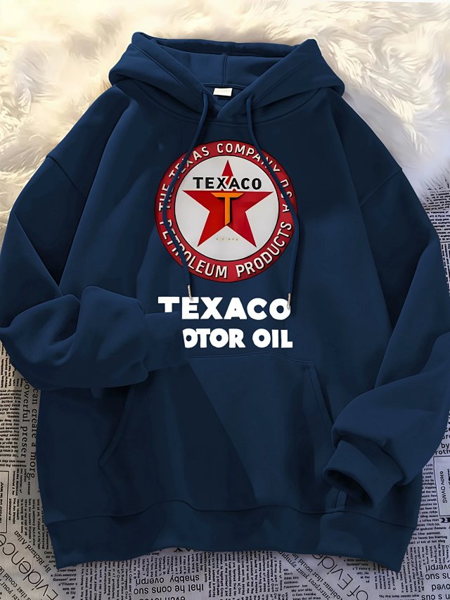 Other Texaco Retro Motor Oil Blue Vintage Hoodie - Buy on Kakobuysheetfind